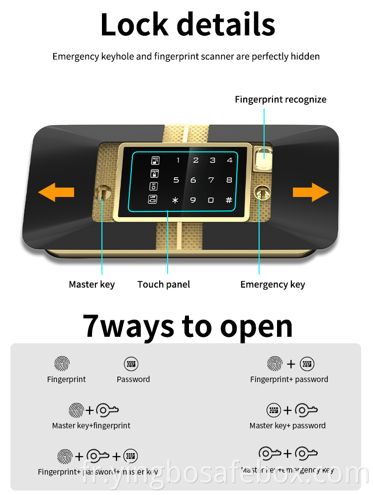 fingerprint safe box